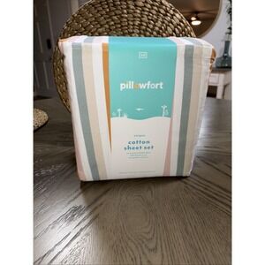 FULL Size Striped 4 Pc. Sheet Set ~  220 Thread~ 100% Cotton BRAND NEW IN BOX